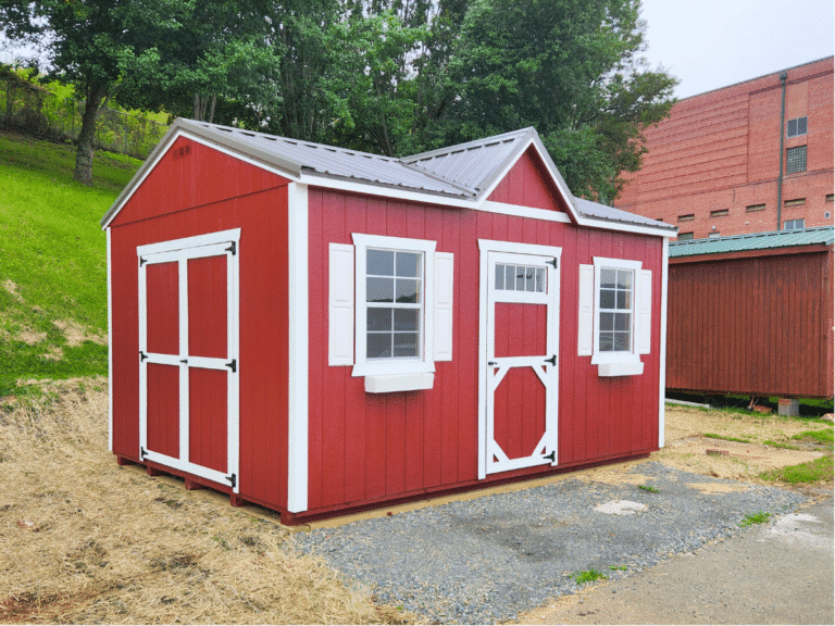 12×16 Wood A-Frame Shed Delivered In Galax VA