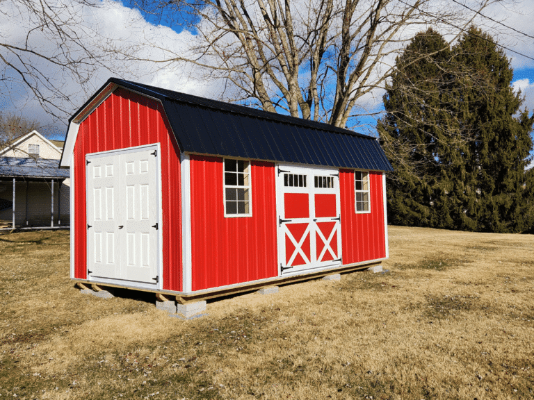 12x24 metal barn shed