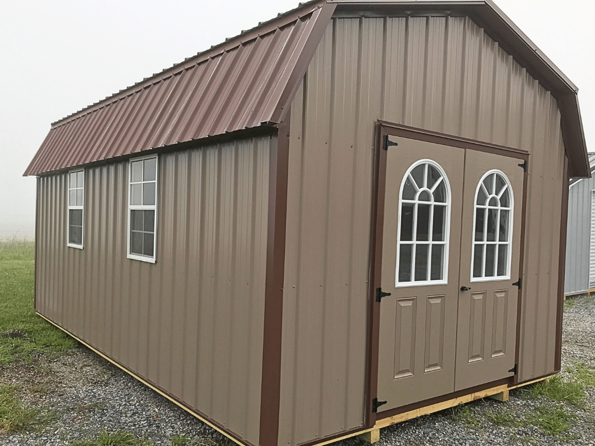 12x28 metal barn prefab sheds in VA