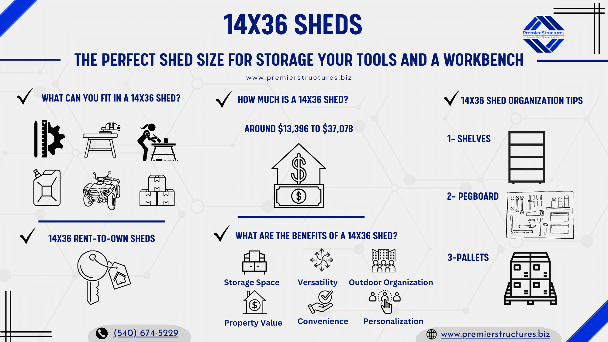 14x36 shed organization tips 1