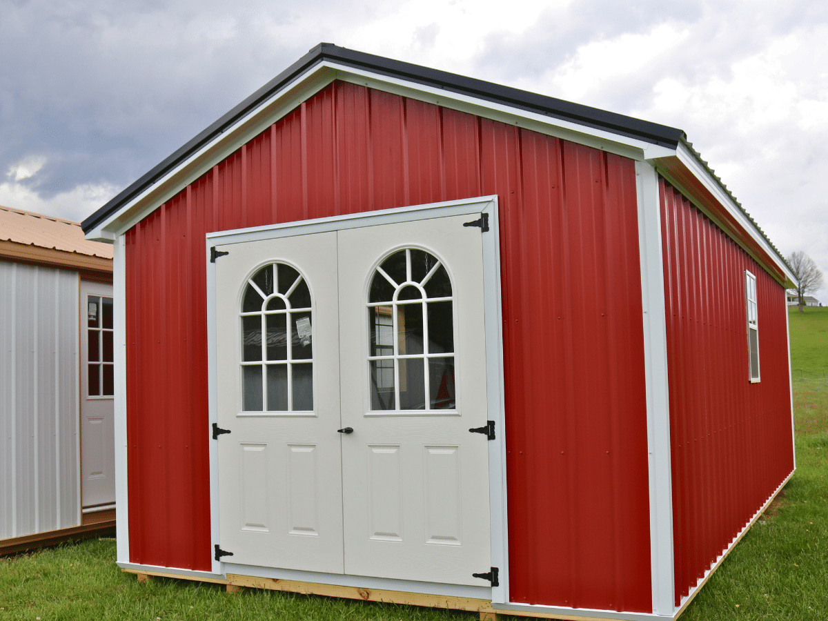 A-frame metal prefab sheds in Rural Retreat virginia