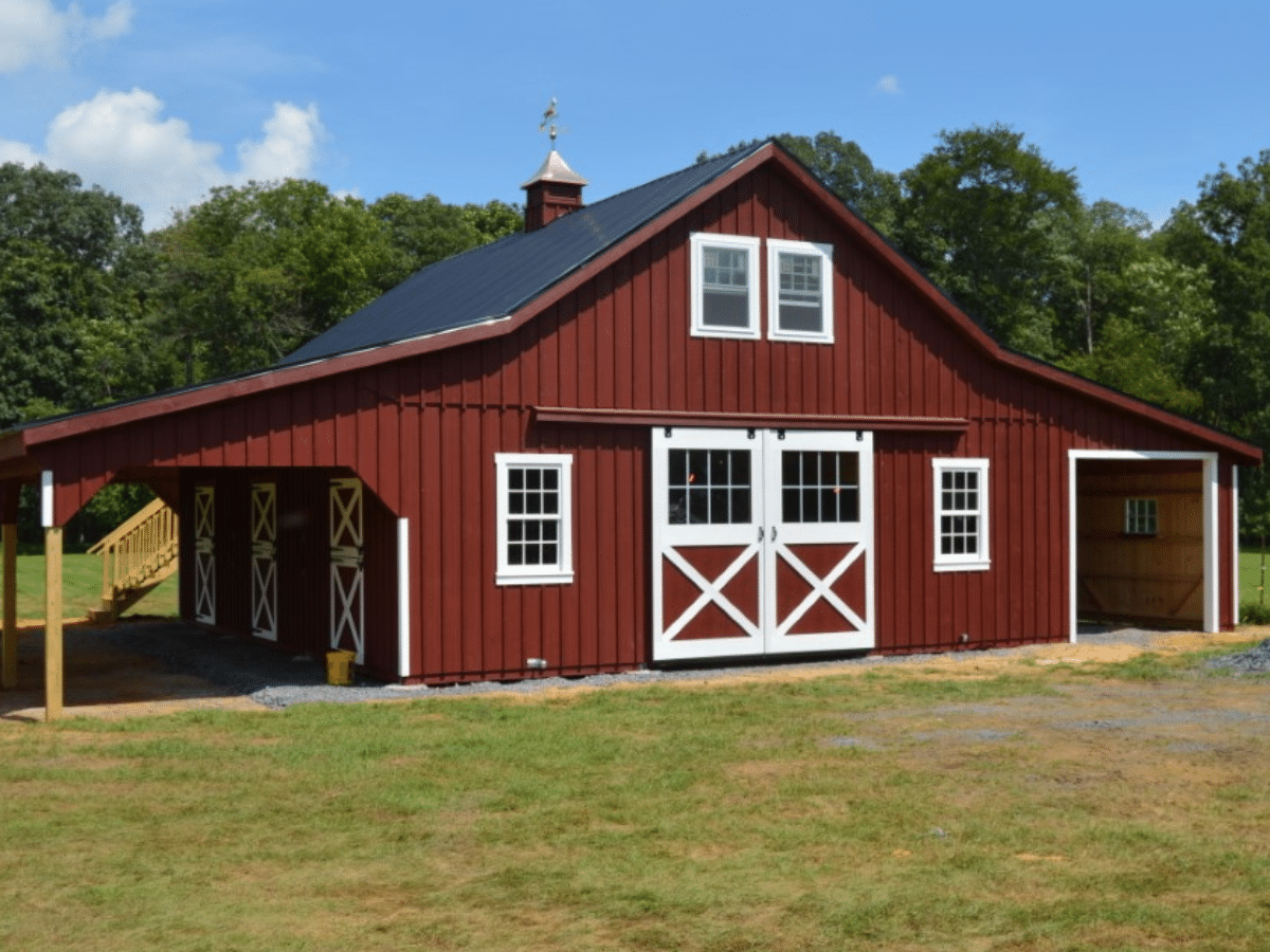 custom horse barns in va for sale