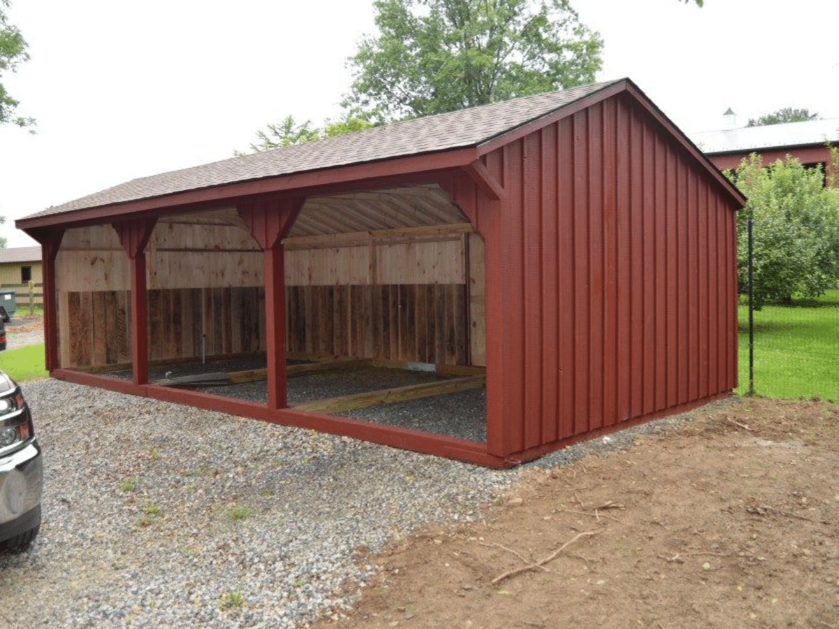 run in shed for sale for horses