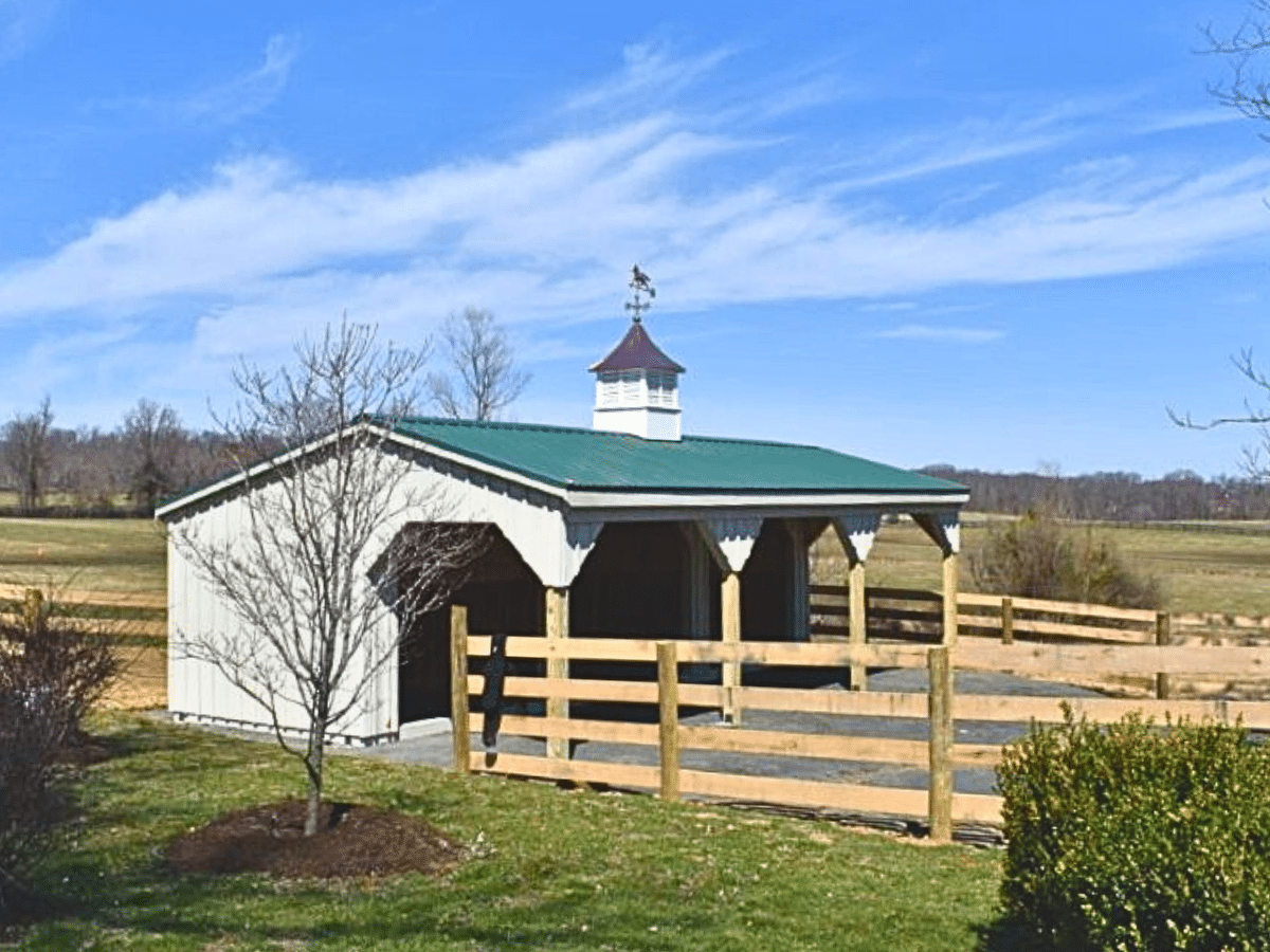 horse run in shed for sale in virginia