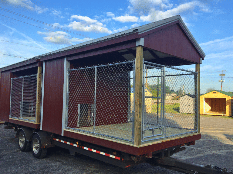 red portable dog kennels in va