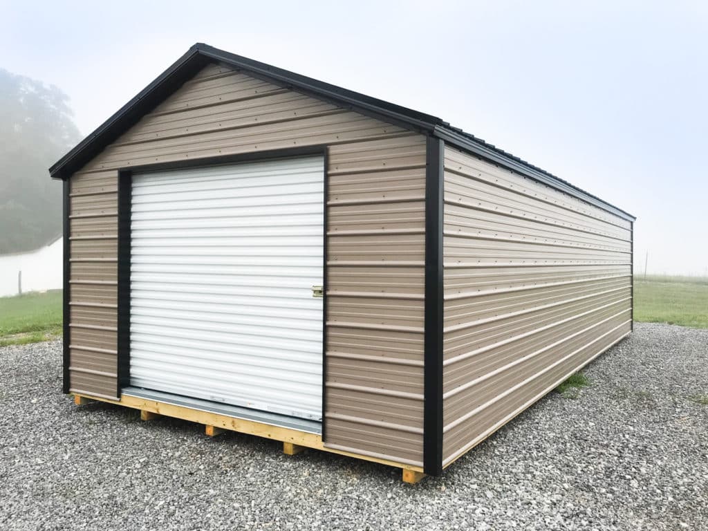 metal prefab storage shed in va 1024x768