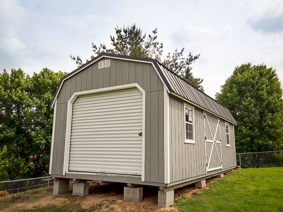 wooden large shed