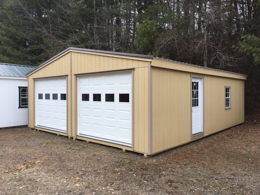 wooden doublewide garages 1024x768