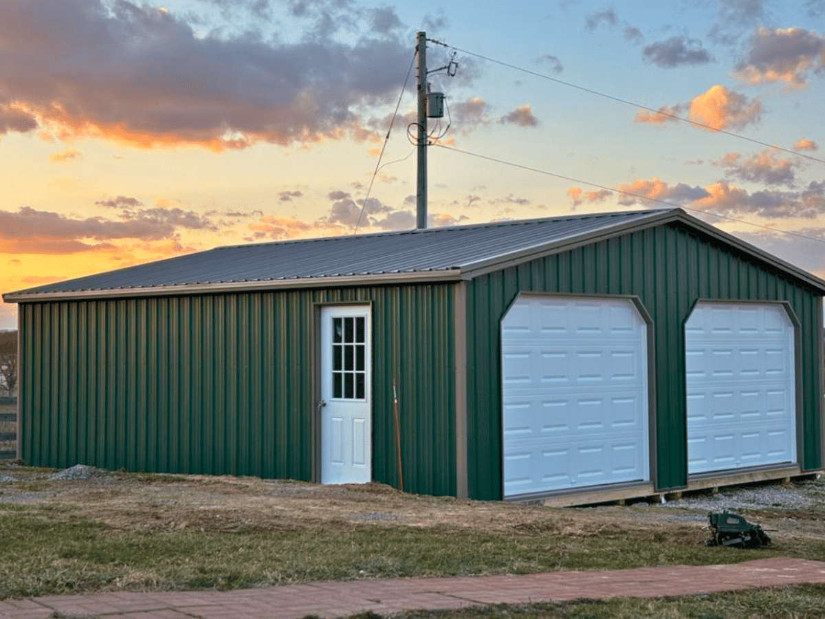 Doublewide metal garages for sale in Woodlawnvirginia