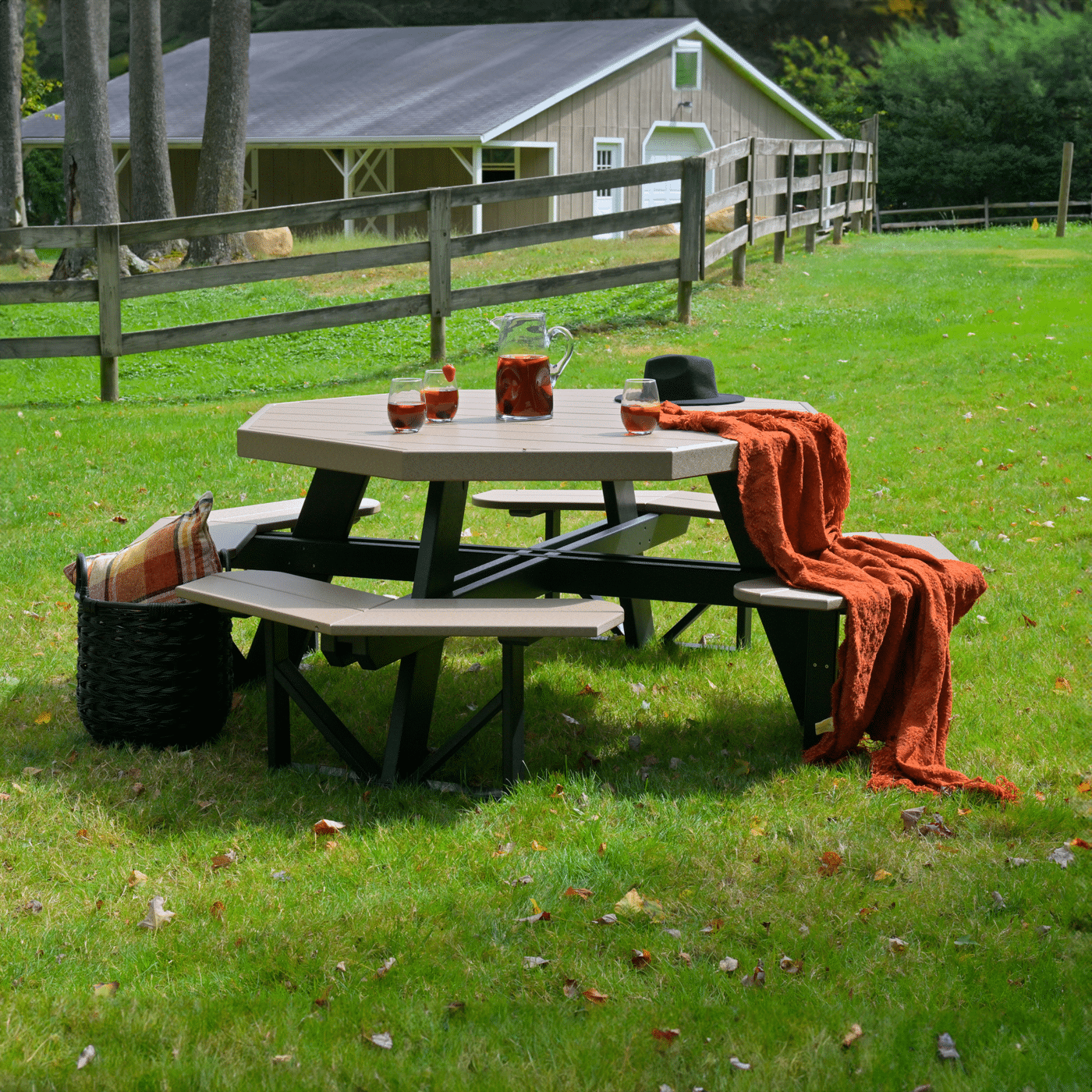 octagon picnic table in va
