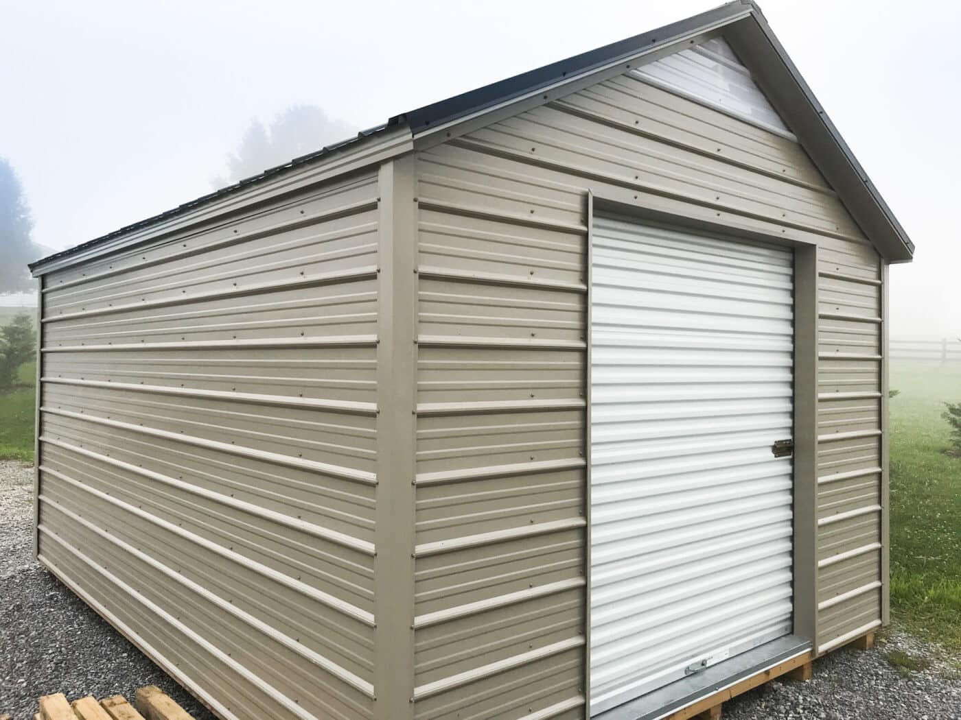 metal prefab storage shed in va 4