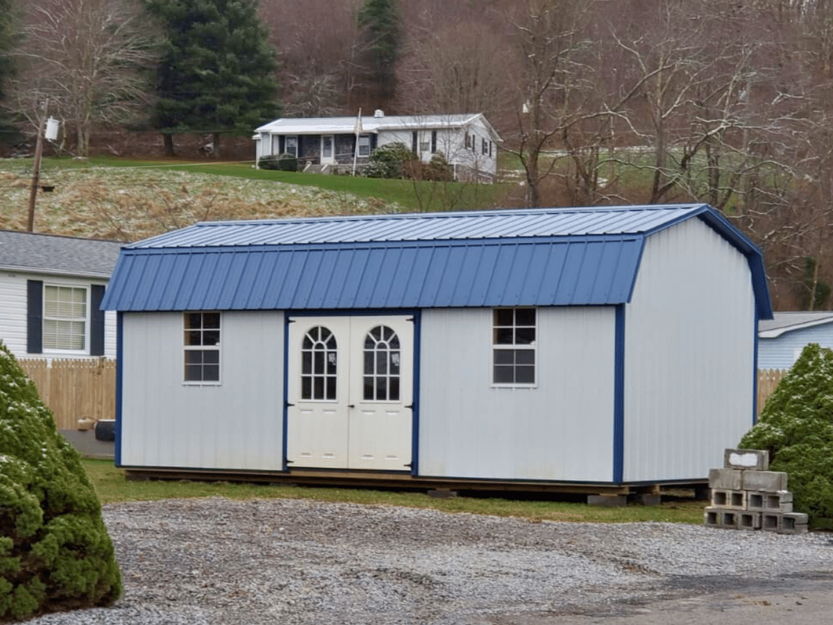 Metal barn style outdoor sheds in Dublinva