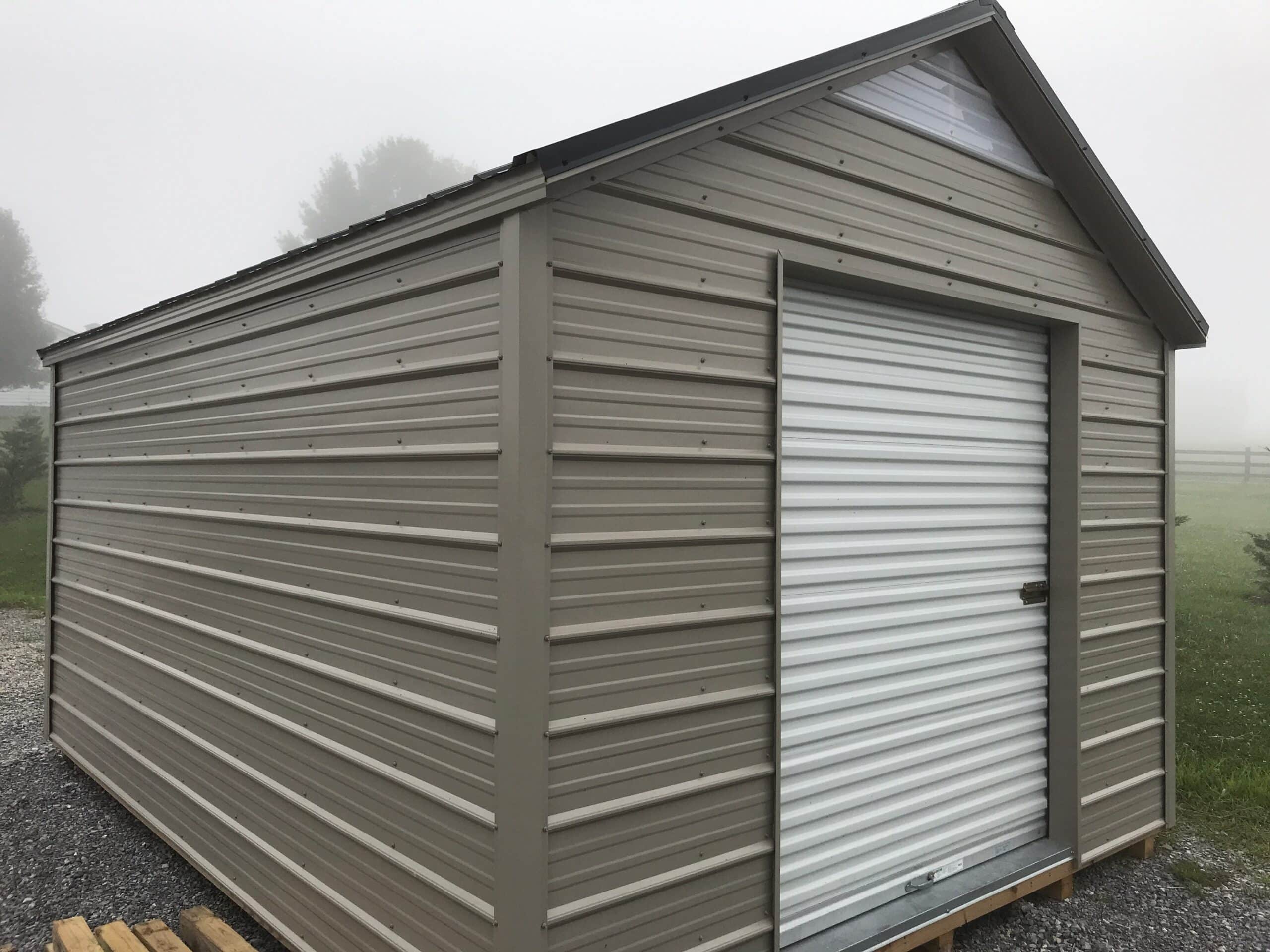 heavy a frame metal shed