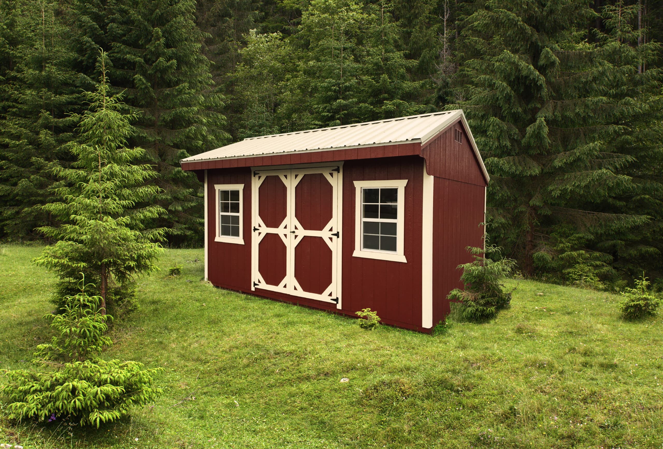 wood quaker shed for sale from premier building solutions