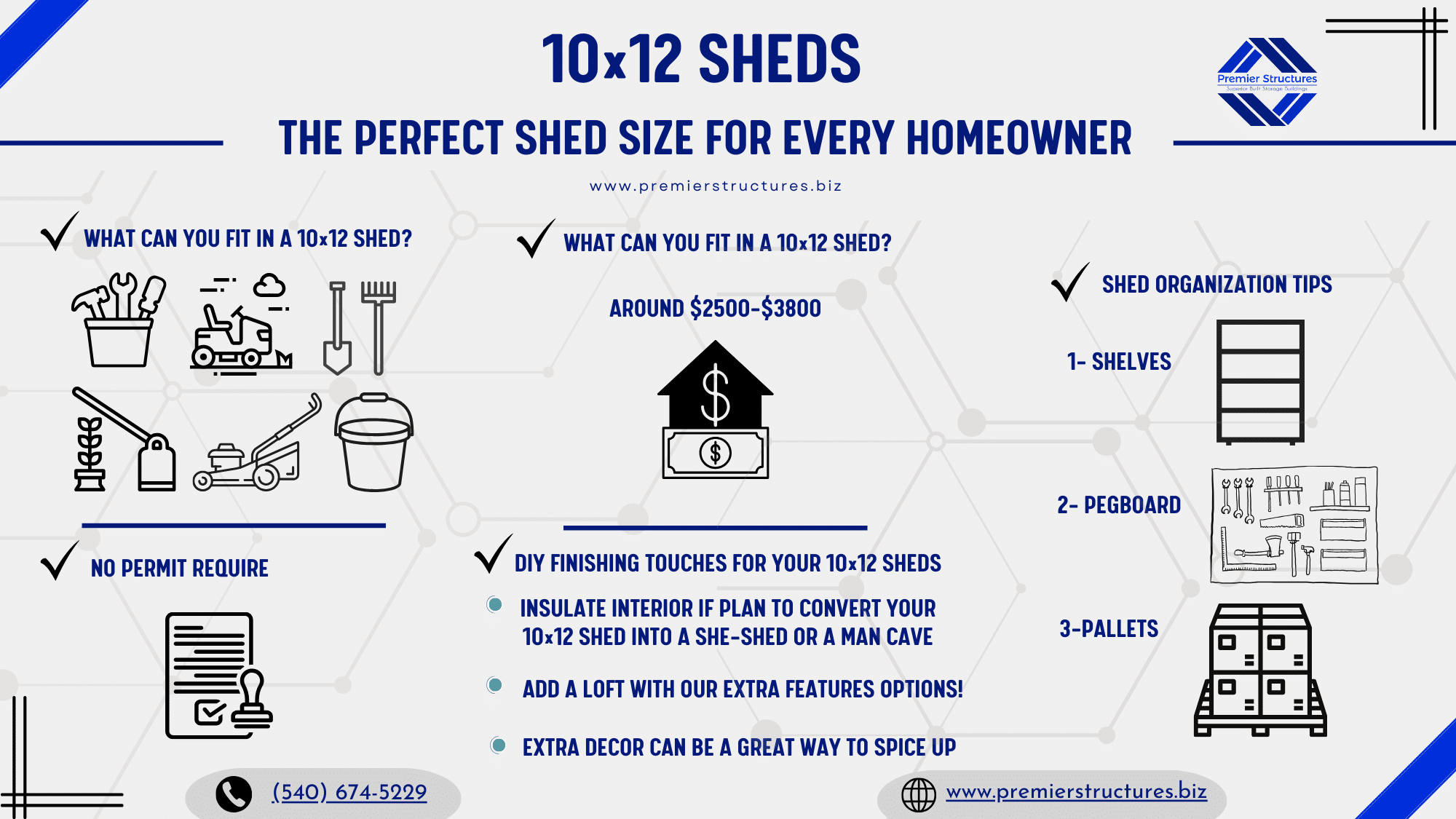 10x12 shed ideas