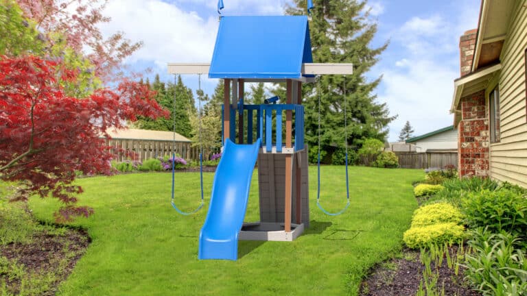 space saving playground for your backyard in va