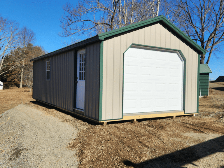 A-Frame quality metal garage for sale in Dugspur VA