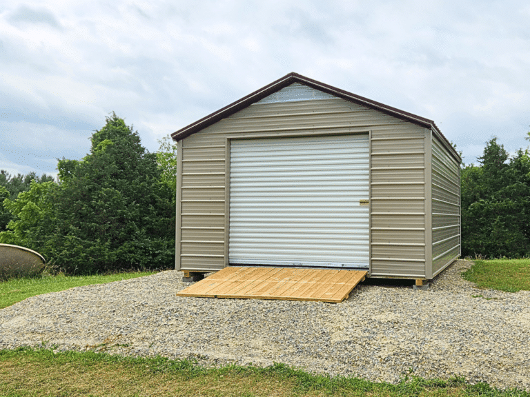 metal economy shed from premier building solutions