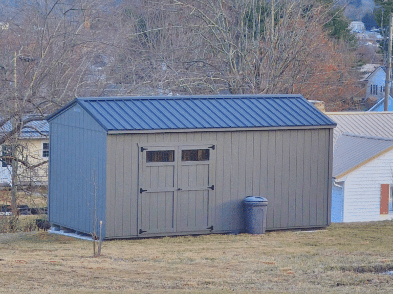 10x20 cottage shed delivered by premier building solutions in wytheville va