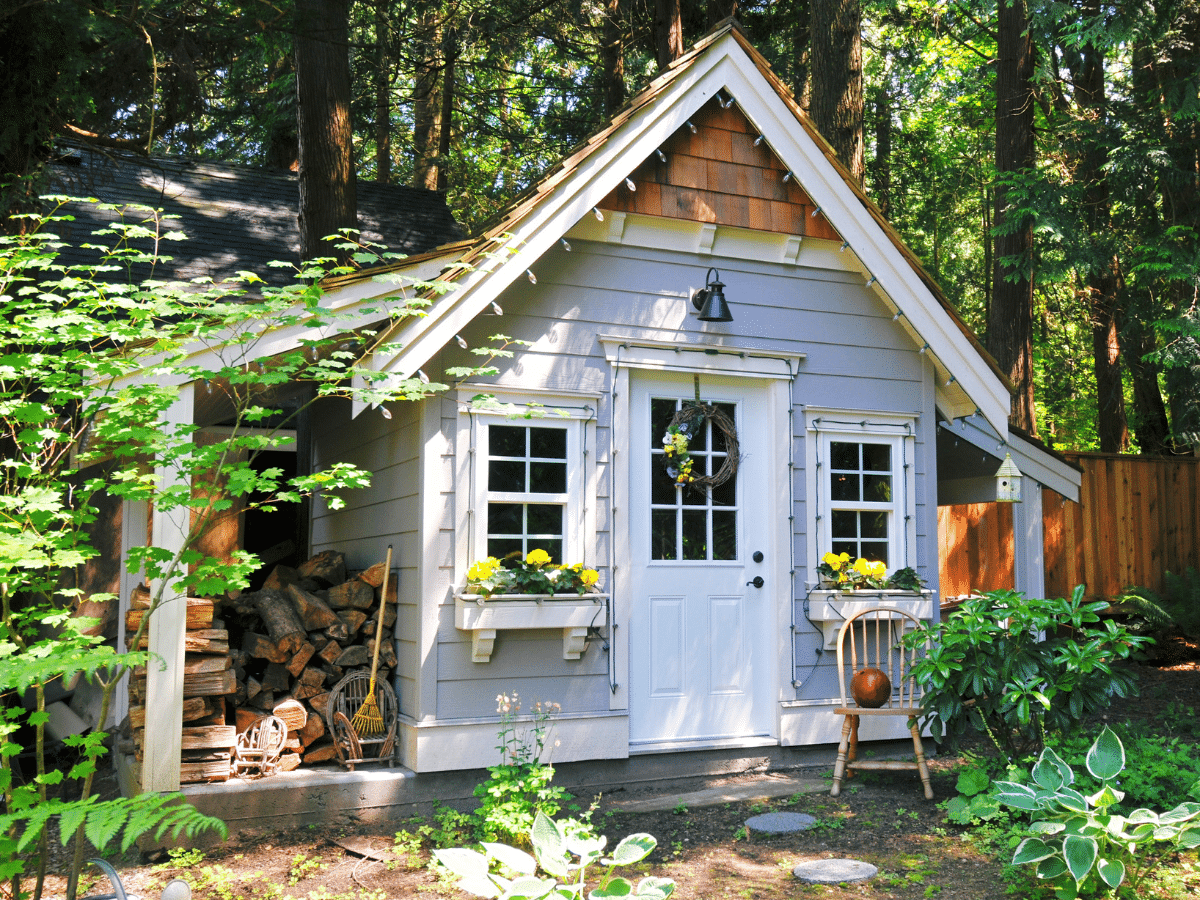 backyard hobby shed