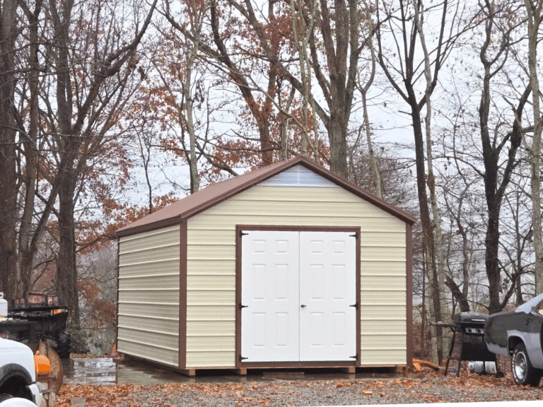 14×18 Economy Shed Delivered In Troutdale VA