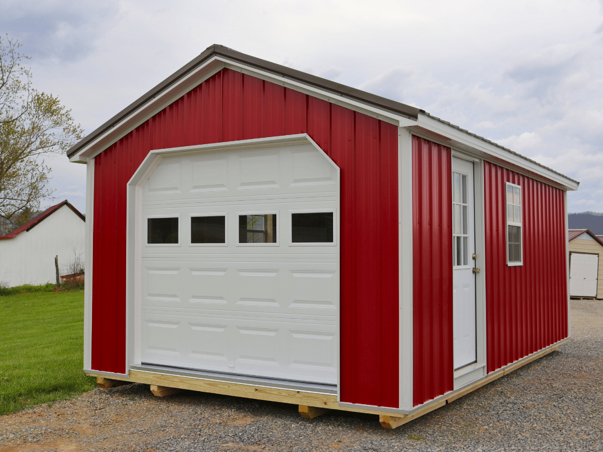 red metal modular garages for sale in dublin va