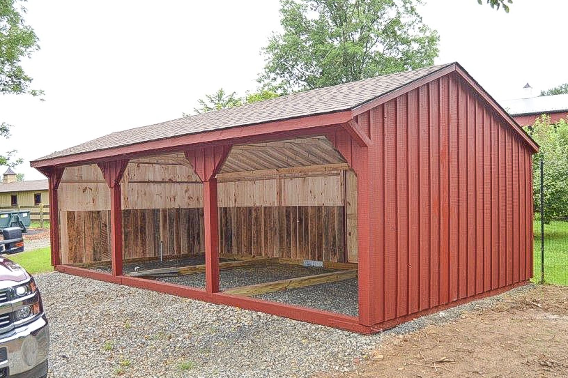 run-in horse sheds in wytheville va