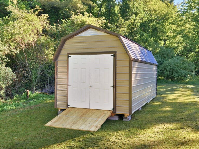 tan economy barn shed