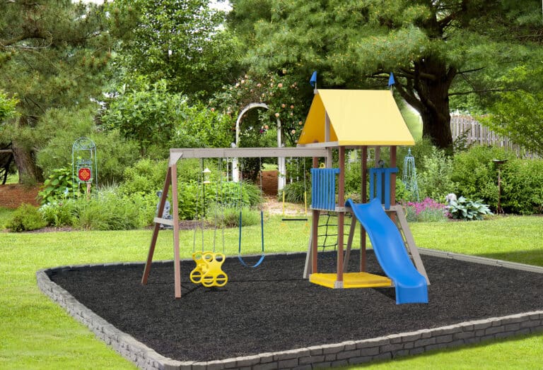 watch tower poly and wood playground for your backyard in bluefield Virginia