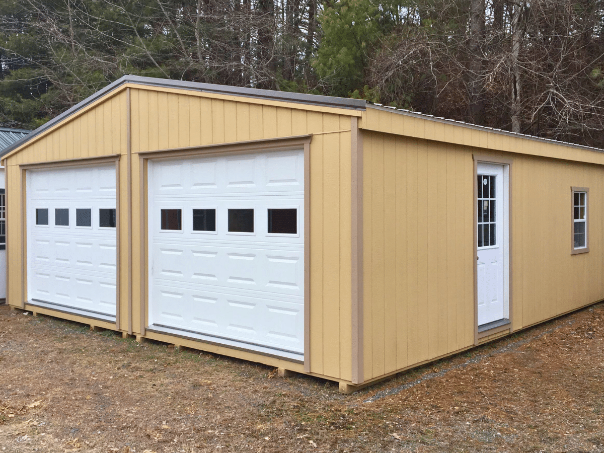 wood doublewide portable garages in dublin va