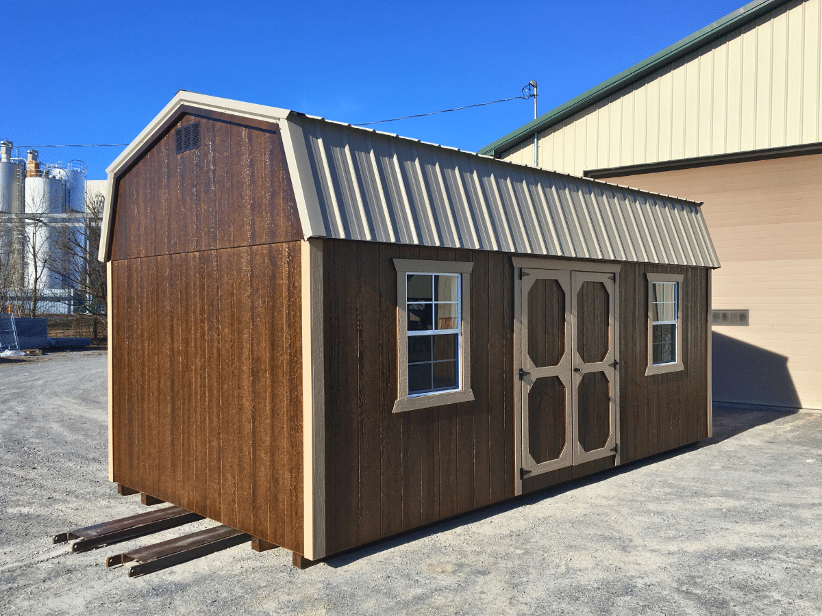 wooden barn storage sheds in Bluefieldva