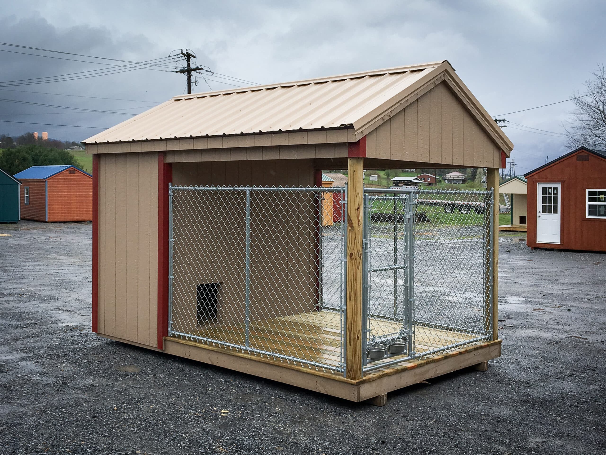 wooden dog kennel for sale